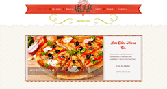 Desktop Screenshot of lasolasriverfrontpizza.com